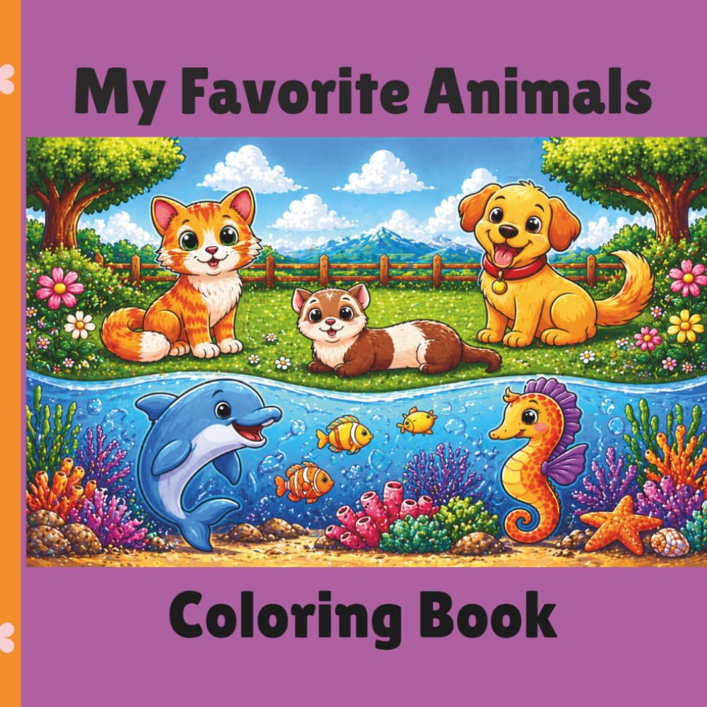 My favorite Animals Coloring Book