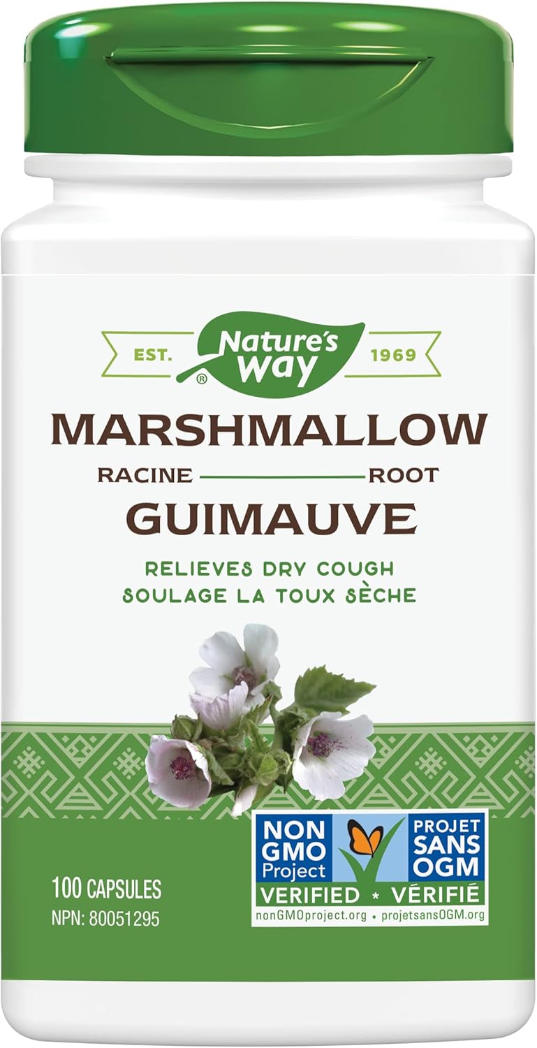 Nature’s Way Marshmallow Root Dry Cough Relief with Marshmallow Root
