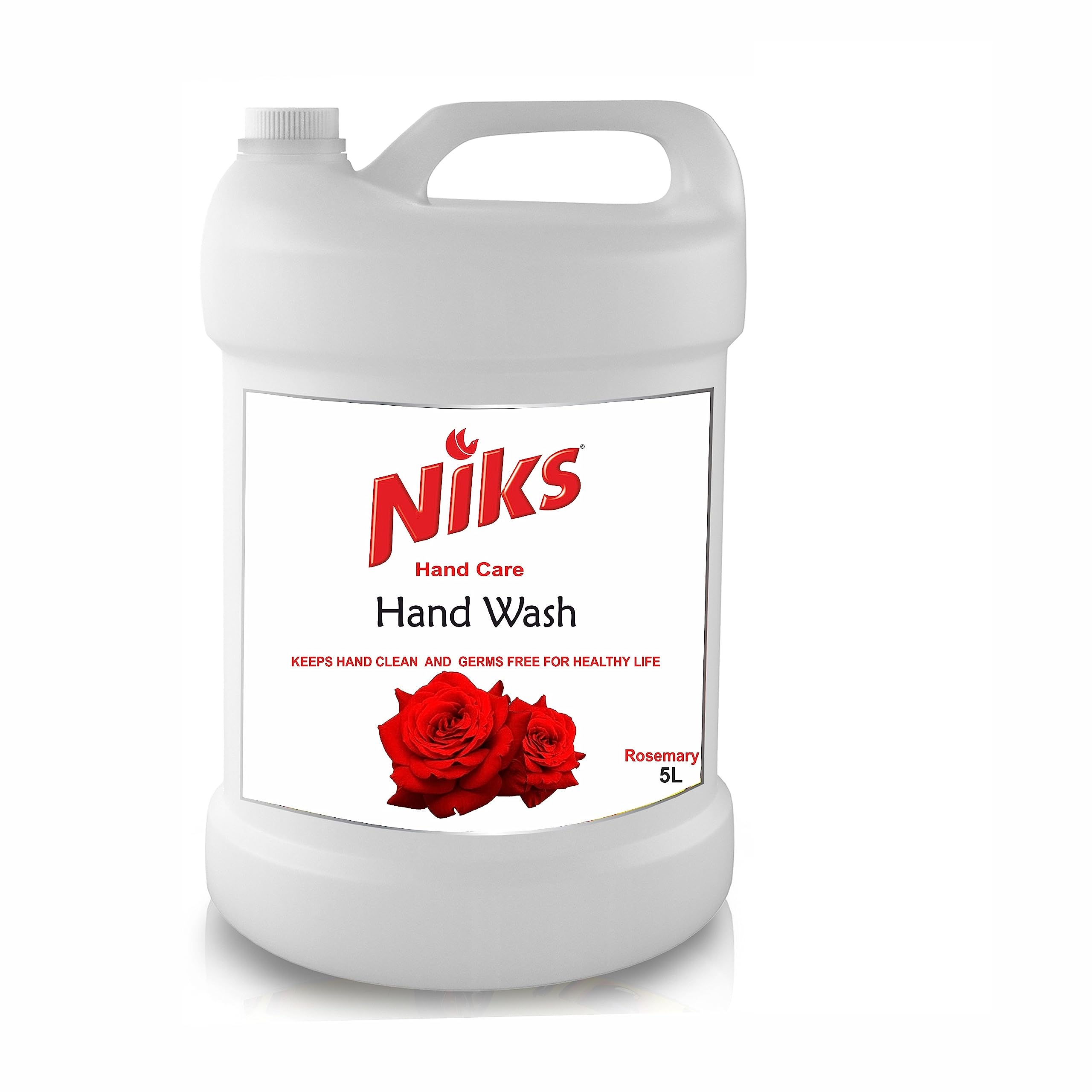 Niks® Premium Hand Wash Liquid Gel 5L Refill Pack. (5000ml) Rosemary | Anti Bacterial | Makes Hand Soft | No harmful chemicals |-picture-32