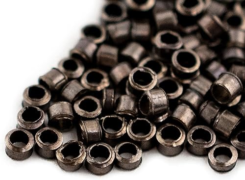 Miniatura 8 de TheBeadChest - Cuentas de engarce de tubo de metal (0.079 pulgadas, juego de 100)