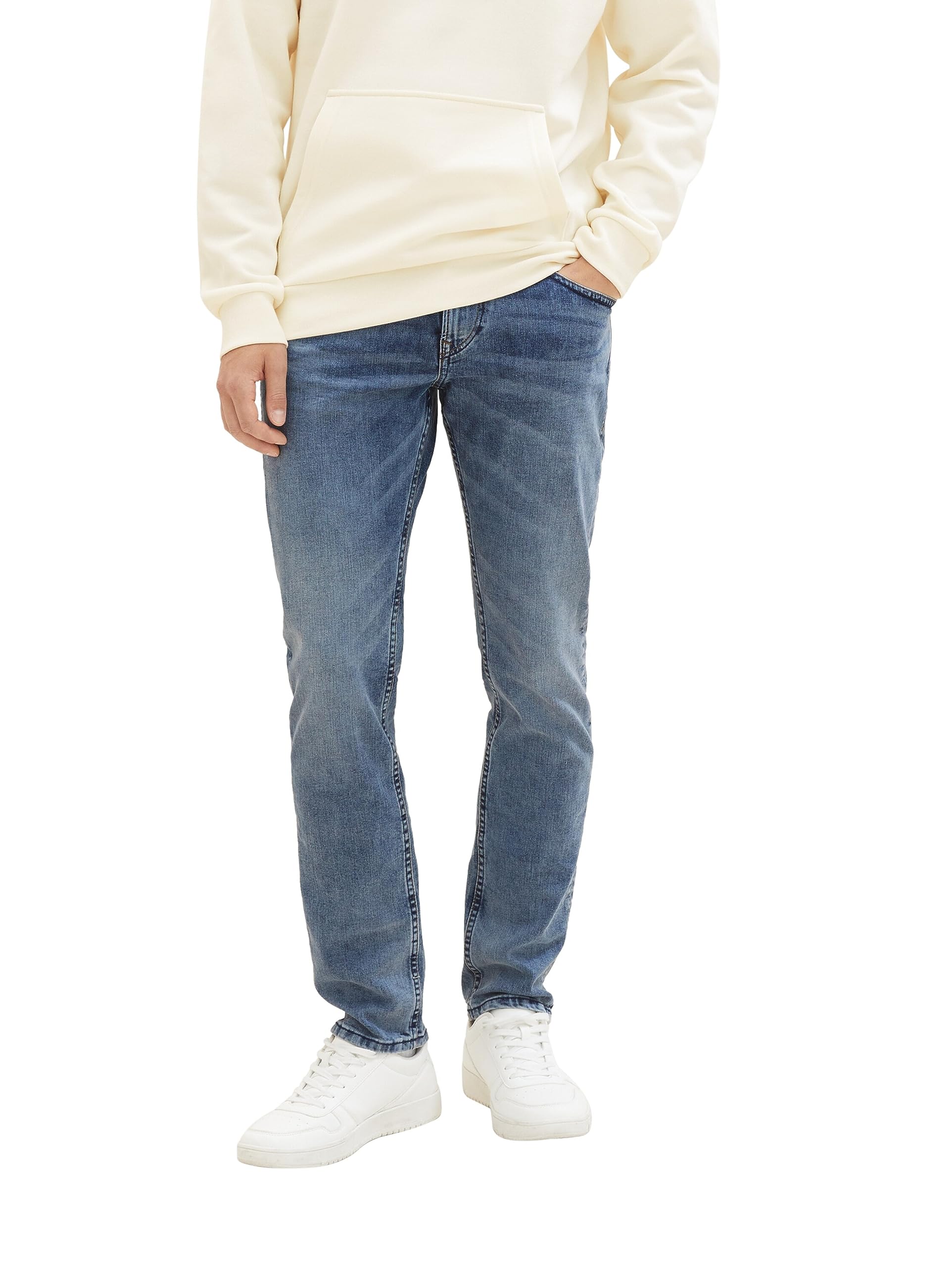 Tom Tailor Denim Men's 202212 Piers Slim Jeans, 10280 - Light Stone Wash Denim, 32W / 32L