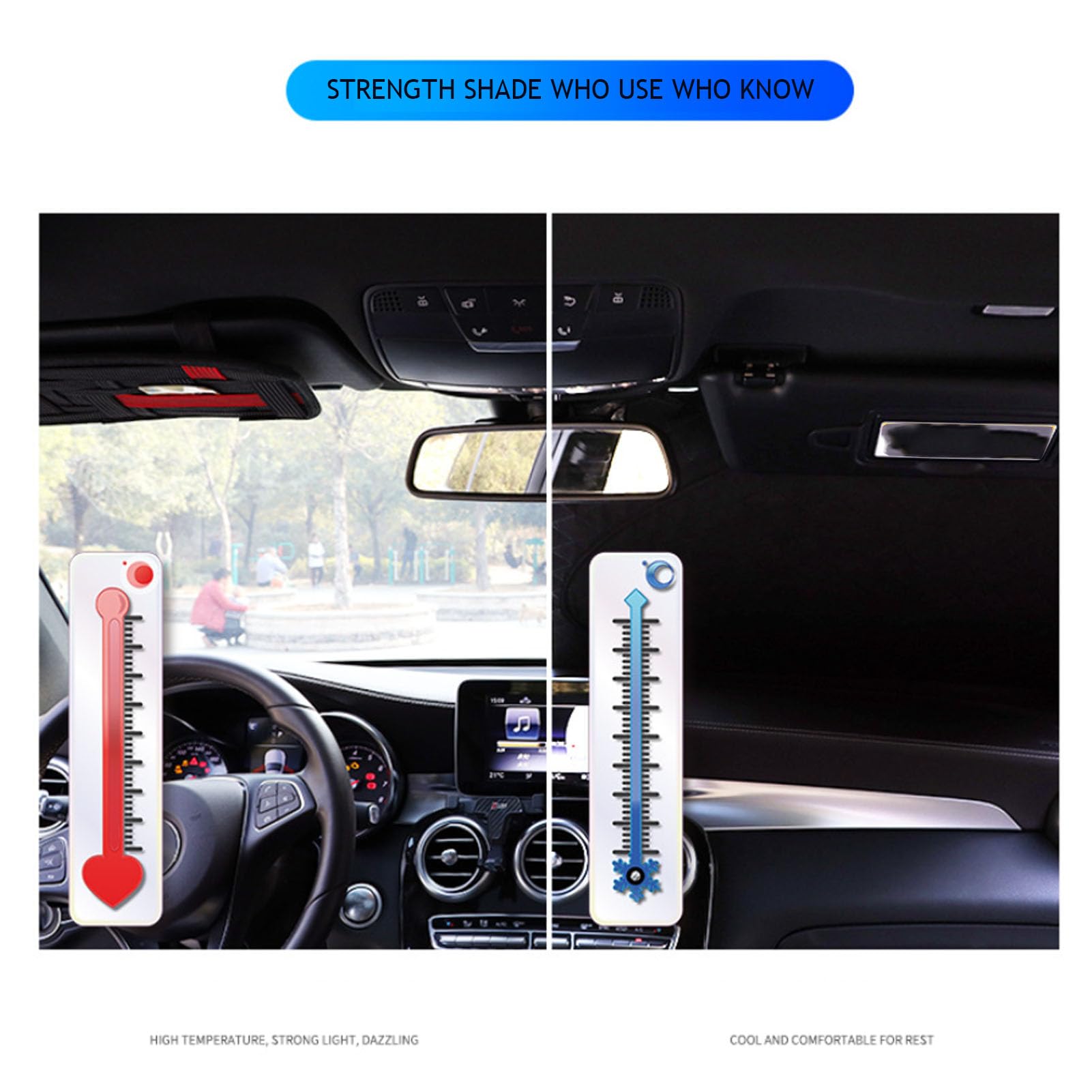 Parasole per Parabrezza Auto per Tesla Model X 2015 2016 2017 2018 2019 2020 2021-2023, Parasole per Finestrino Anteriore Pieghevole Blocca Dei Raggi UV