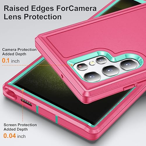 Miniatura 84 de BaHaHoues Funda para Samsung Galaxy S23 Ultra con soporte integrado, a prueba de golpes y caídas de grado militar para Galaxy S23 Ultra 5G