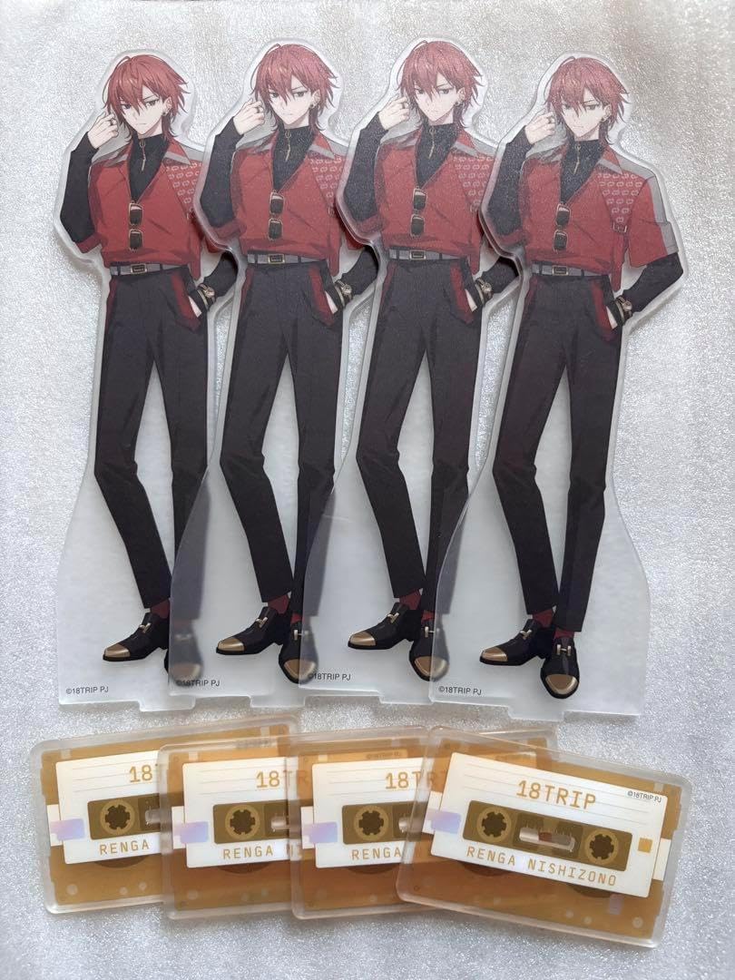 西園練牙 アクスタ4点 エイトリ 西園 練牙 アクスタ 缶バッジ アクキー