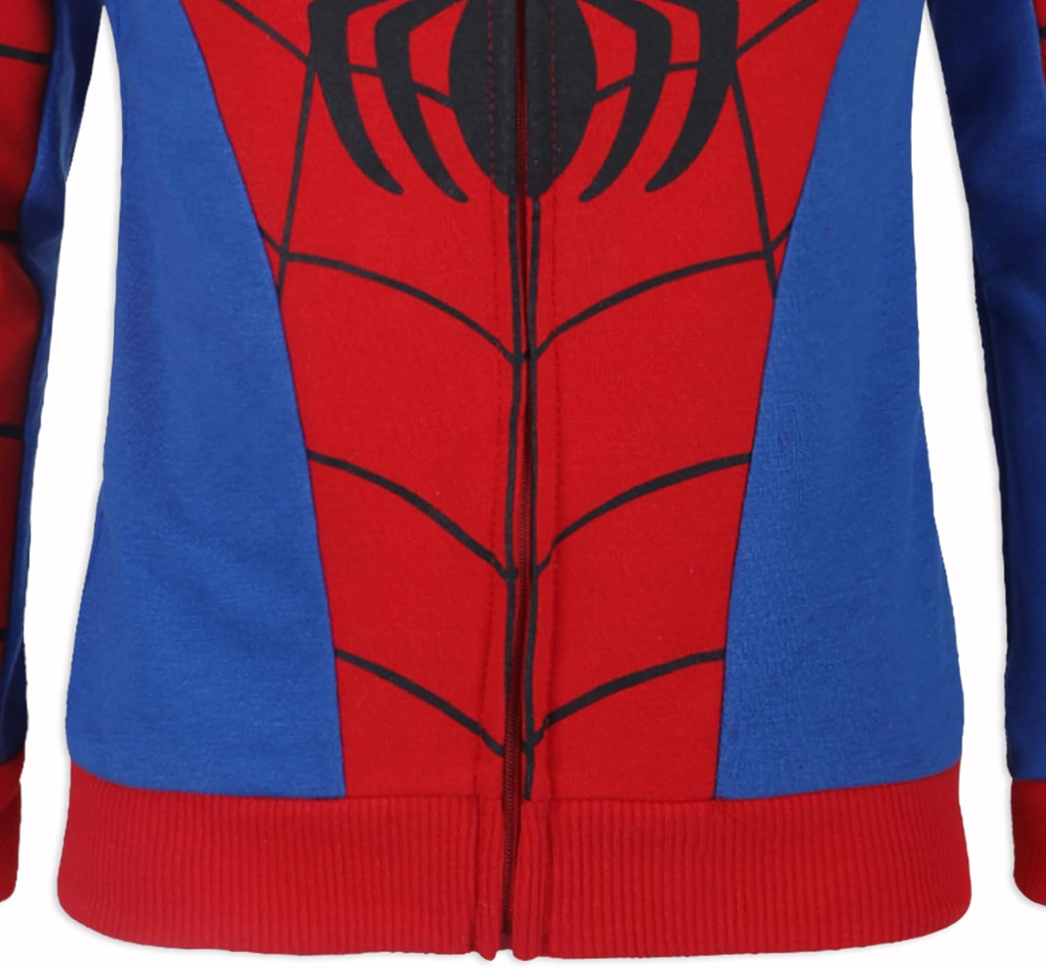 Marvel Spider-Man, Miles Morales, & Venom Boys Zip Up Hooded Sweatshirt and Pants Set for Toddlers and Big Kids – Black/Red - Image 5