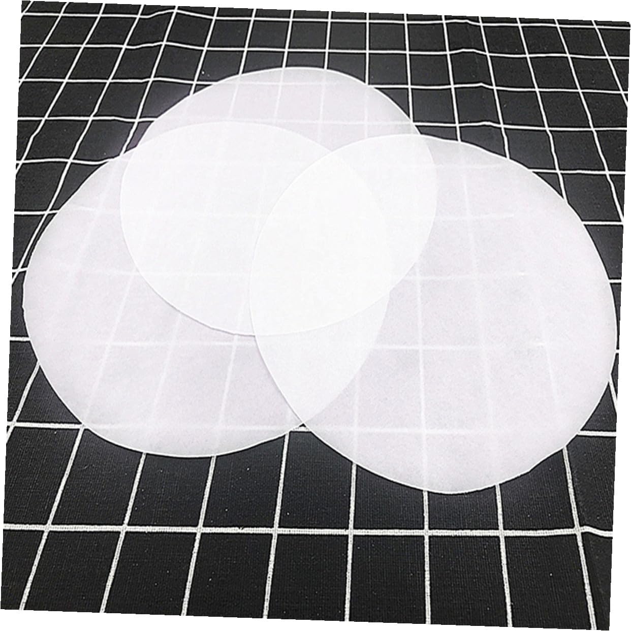 Papier Sulfurisé 500 Feuilles Rond Plat pour Cuisson et Friture