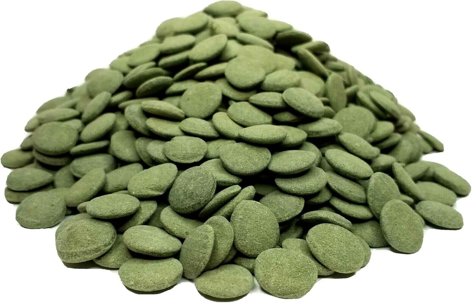 Aquatic Foods Inc. 12mm 1/2" Sinking Wafers of Algae & Spirulina Ideal for Plecos, Bottom Fish, Catfish, Shrimp, Snails, Crayfish, All Herbivorous & Omnivorous Tropical Fish...AFI Wafers..45-lbs