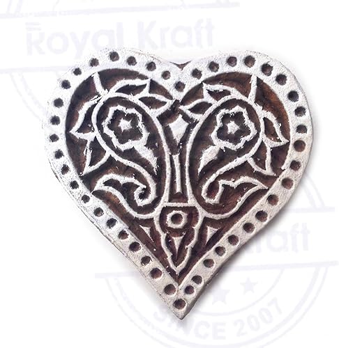 Miniatura 3 de Royal Kraft Sellos de madera DIY tela, textil, arcilla, cerámica, papel, bloques de impresión de henna THFtag018