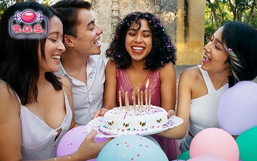 Miniatura 5 de R.U.S. Candy Company - Decoraciones comestibles de azúcar duro en forma de abejorro, 48 piezas