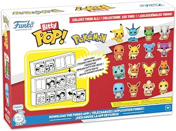 Funko Bitty POP: Pokemon-Pikachu Pack of 4, Toy Figure