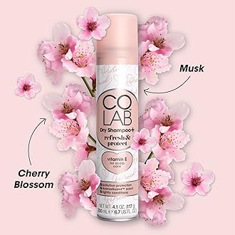 COLAB+ Dry Shampoo, Refresh & Protect, 200ml, 6 Pack - No Fuss, All Hair Types, Fresh Scent