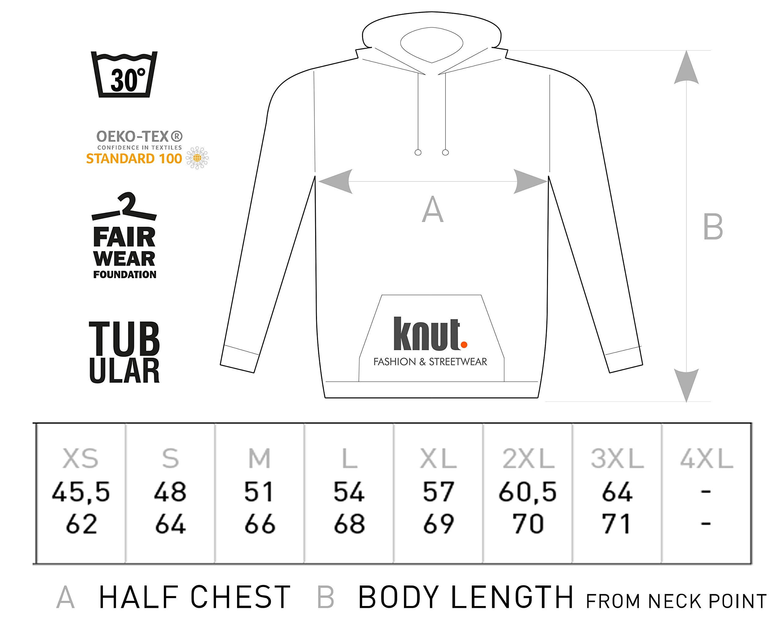 knut Fashion & Streetwear Przytulna damska bluza z kapturem, nadruk tatuażu, damska bluza z kapturem