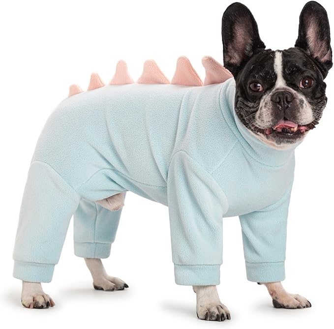 Pijama de Dinosaurio para Perro Halloween Disfraz Frenchie Bulldog miniatura 7