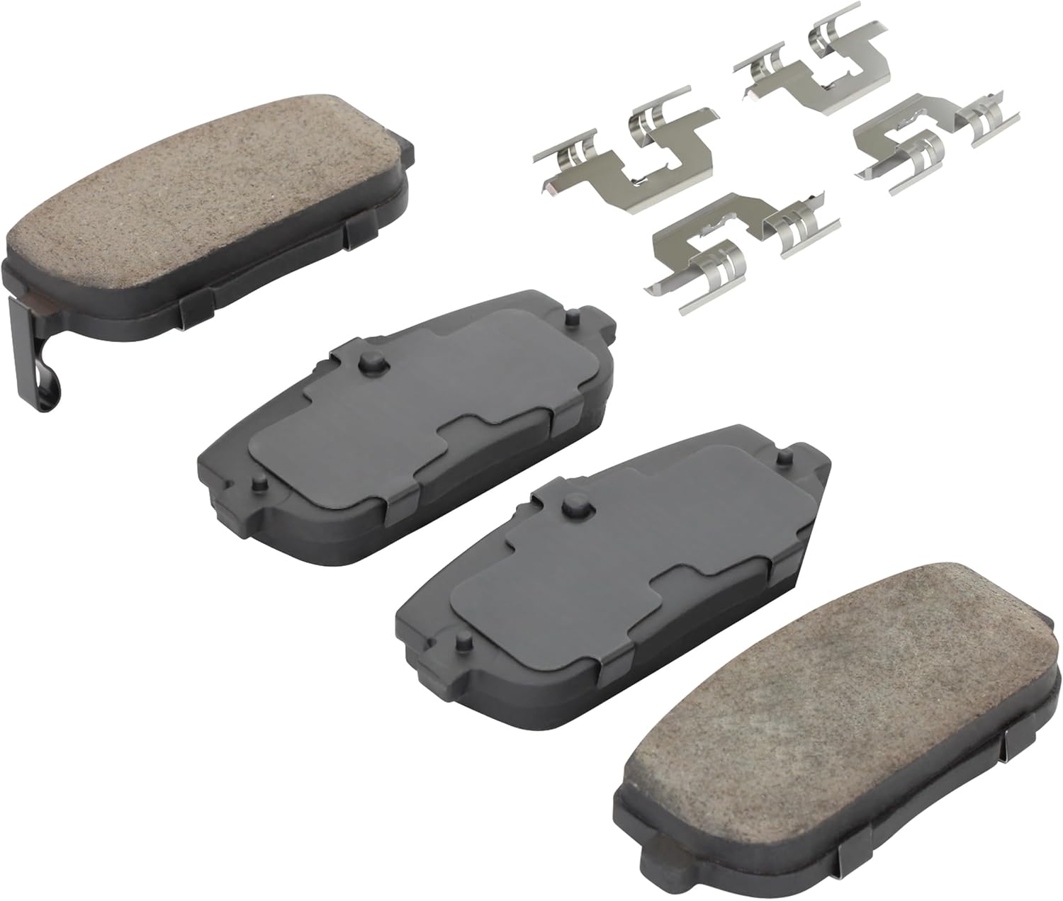 QUALITY-BUILT Rear Ceramic Brake Pads, Black Series 1003-1180C, Compatible with 2006-2024 Fiat/Mazda (124 Spider,MX-5,MX-5 Miata)