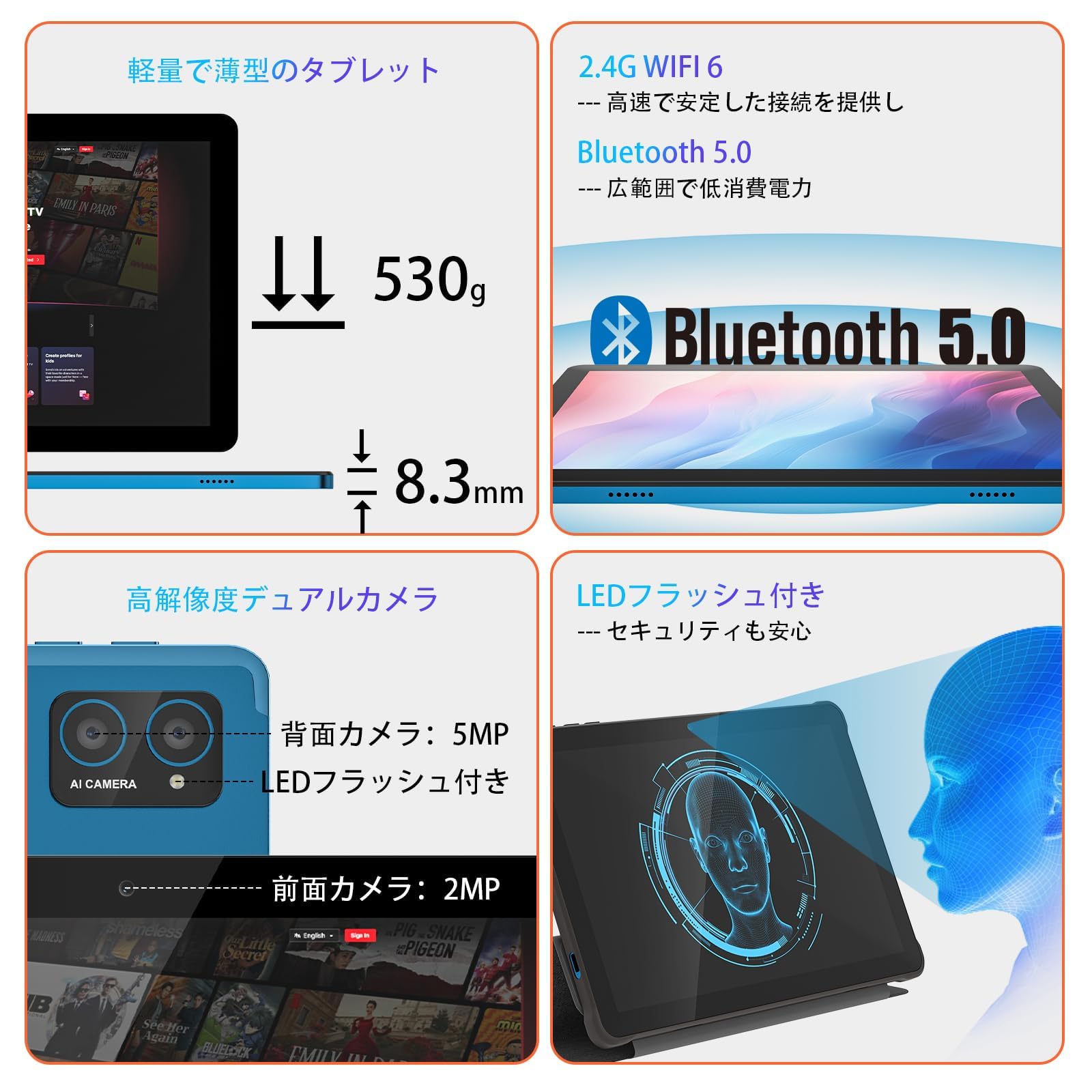 Amazon.co.jp: 【2025初登場】AWOW UTBook Android14 タブレット 10