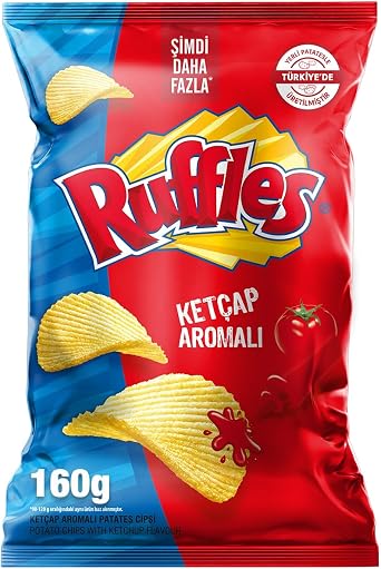 Ruffles Ketchup Flavored Potato Chips Party Size 160g