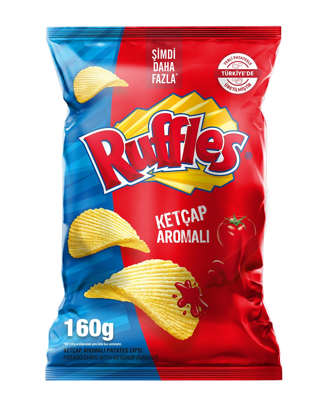 Ruffles Ketçap Aromalı Patates Cipsi Parti Boy 160 g