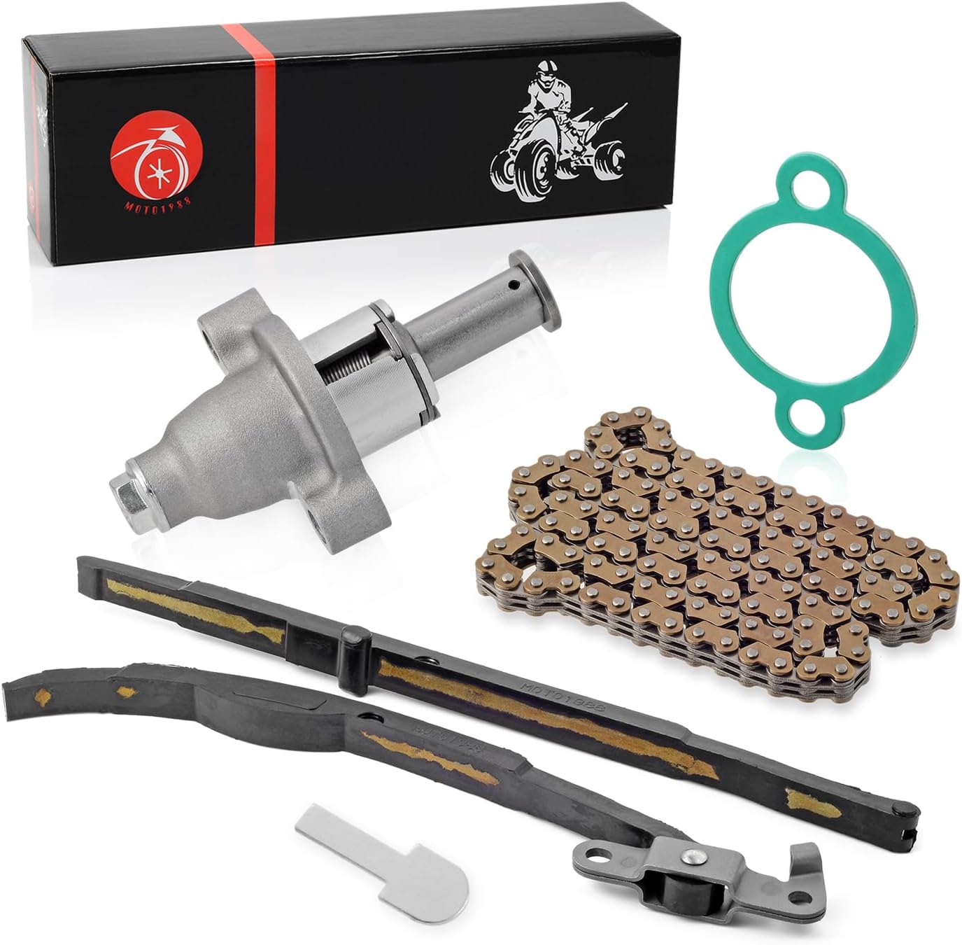 Cam Timing Chain & Guides Tensioner For Yamaha YZ250F 2001-2009 WR250F 2001-2013 5NL-12251-10-00 5NL-12252-00-00
