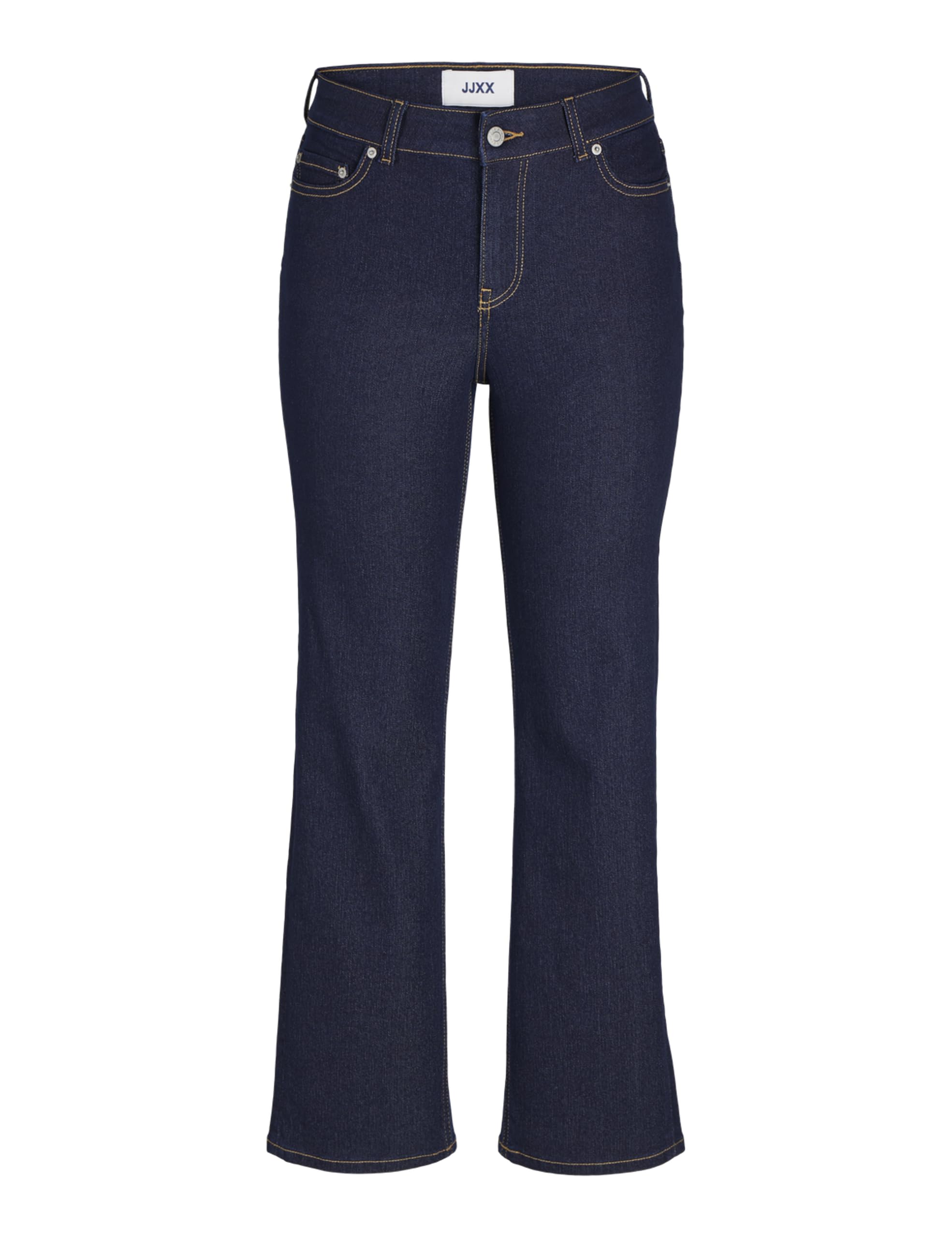 JJXX Women's JXNICE SL-Straight ANK MW C8157 DNM NOOS Jeans, Dark Blue Denim, 26W / x 30L, Dark Denim Blue, 26W x 30L