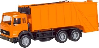 Herpa LKW Modell Mercedes Iveco Turbo Pressmüllwagen kommunal, Miniatur im Maßstab 1:87, Sammlerstück, Made in Germany, Kunststoff