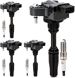 UF680 Ignition Coil & LTR6GP8 Double Iridium Spark Plug For Buick Envision Regal Regal Sportback Regal TourX/Cadillac ATS CT6 CTS/Chevy Camaro Equinox Malibu Traverse/GMC Terrain 2.0L I4 GN10682 C1827