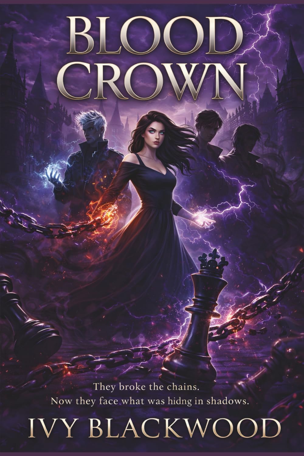 Blood Crown: A Reverse Harem Paranormal Romance (The Blackthorn Academy Series Book 2)