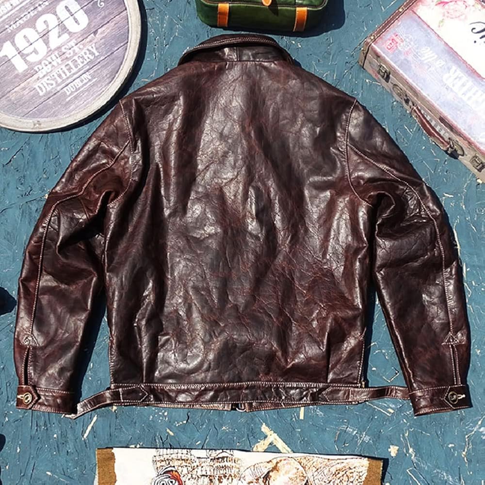 Amazon | [Tuklye] 馬革 メンズ 最高峰 柔らかめ ホースハイド Gabriel  