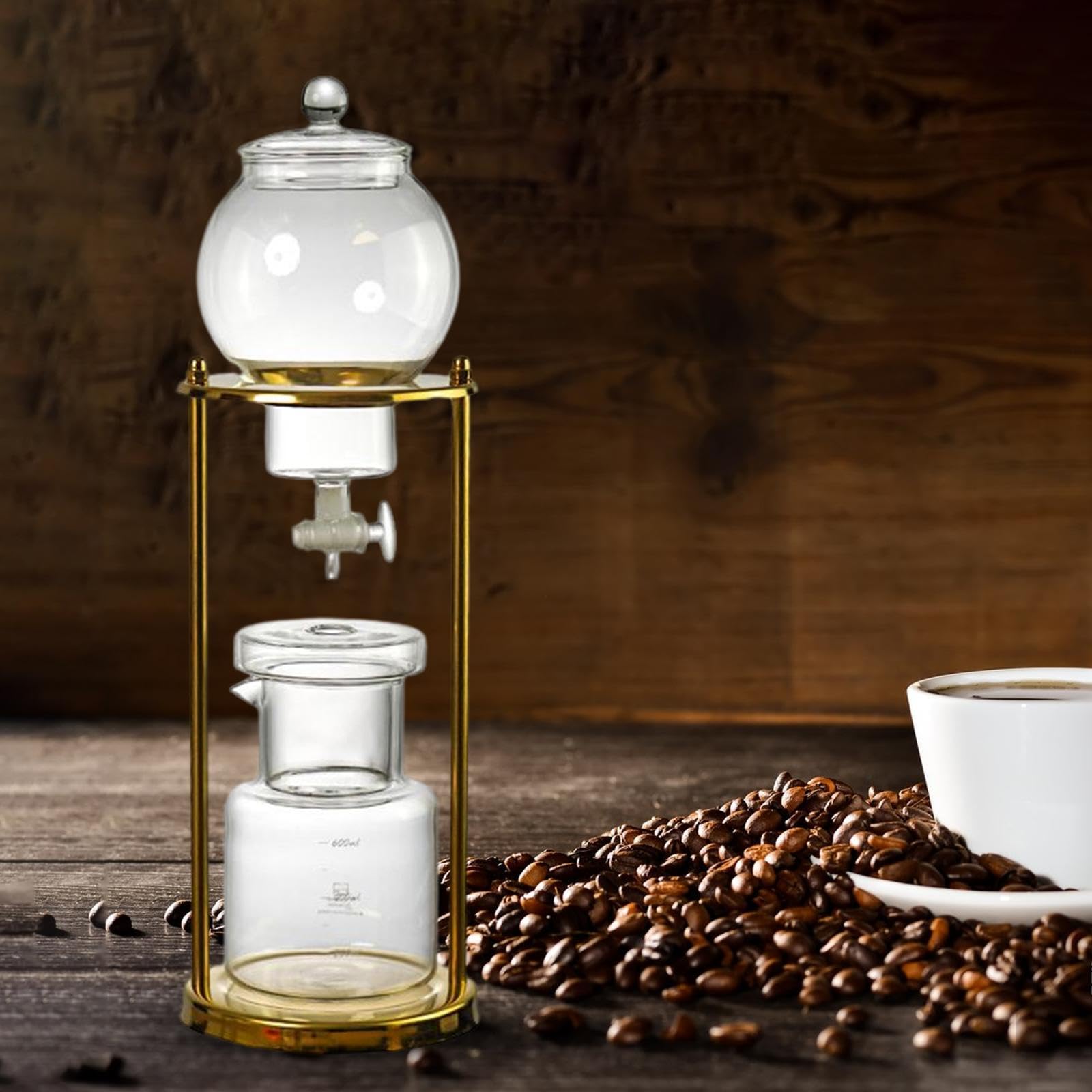 Caffettiera portatile per caffè freddo, di infusione a goccia