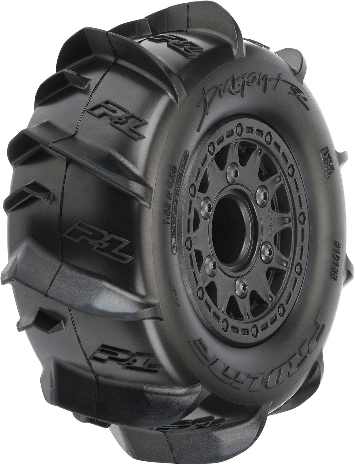 Pro-Line Racing Dumont Paddle SC 2.2/3.0 MTD Raid Blk F/R PRO1018510 RC Tire