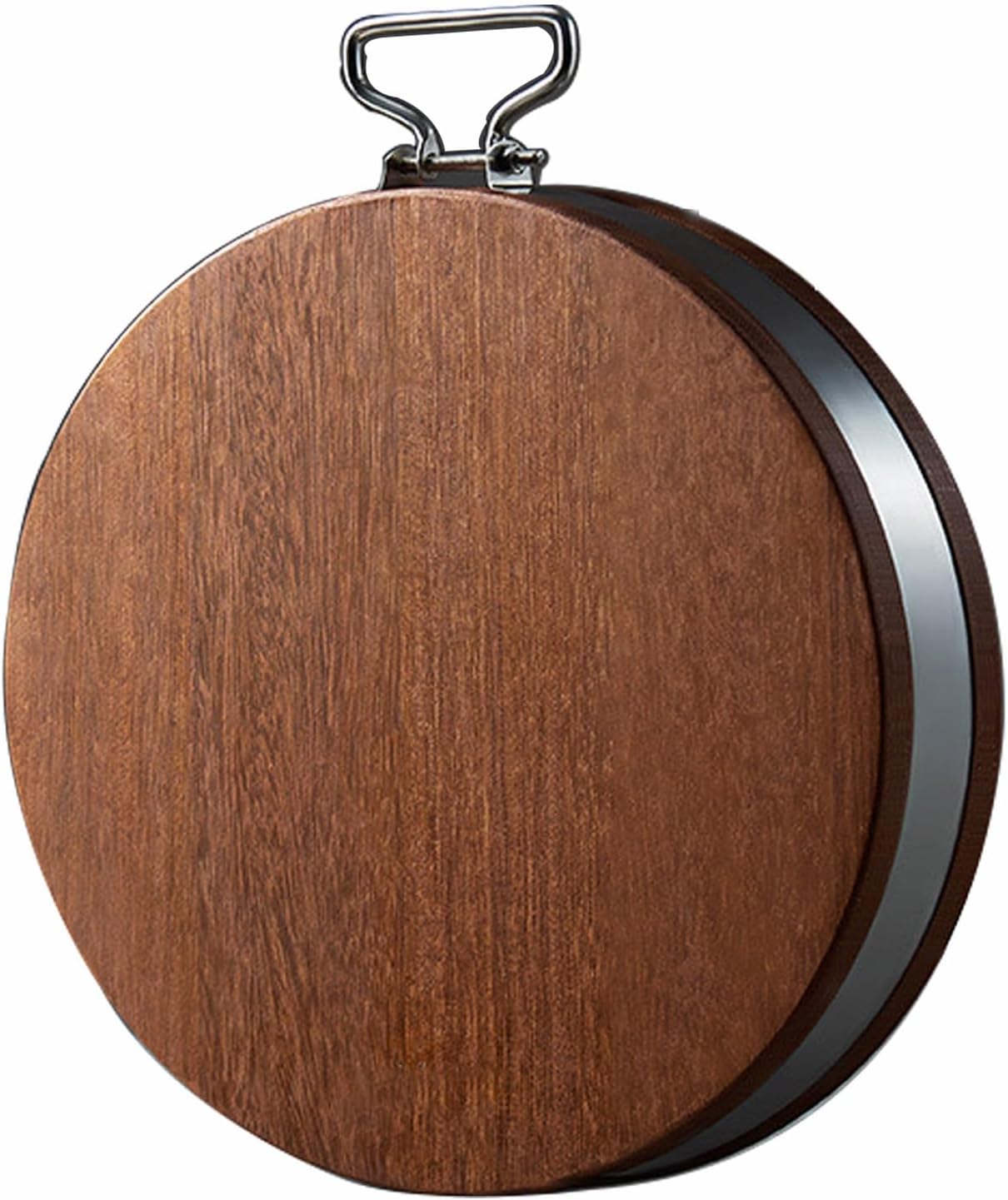 Cutting Board Chopping Boards Black Gold Sandalwood Round Cutting Board With Handle For Cutting Fish Meat Vegetables Fruits Cheese Kitchen Camping,Wood-41 * 4.4,Wood45*4.4