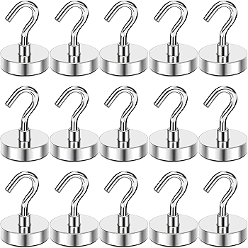 MIKEDE 强力磁钩 28磅邮轮船舱厨房家用强磁挂钩15个