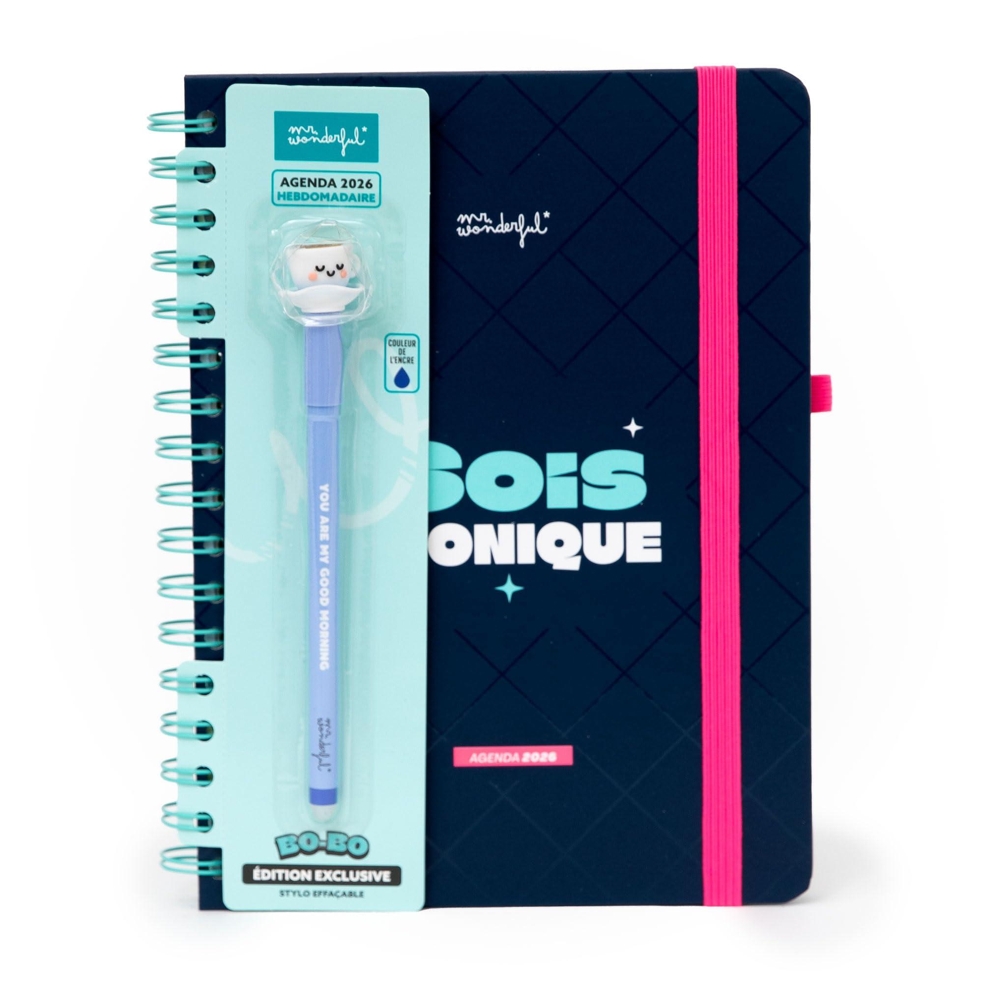Mr. Wonderful - Wonder 2026 Week to View Diary - Be Iconic