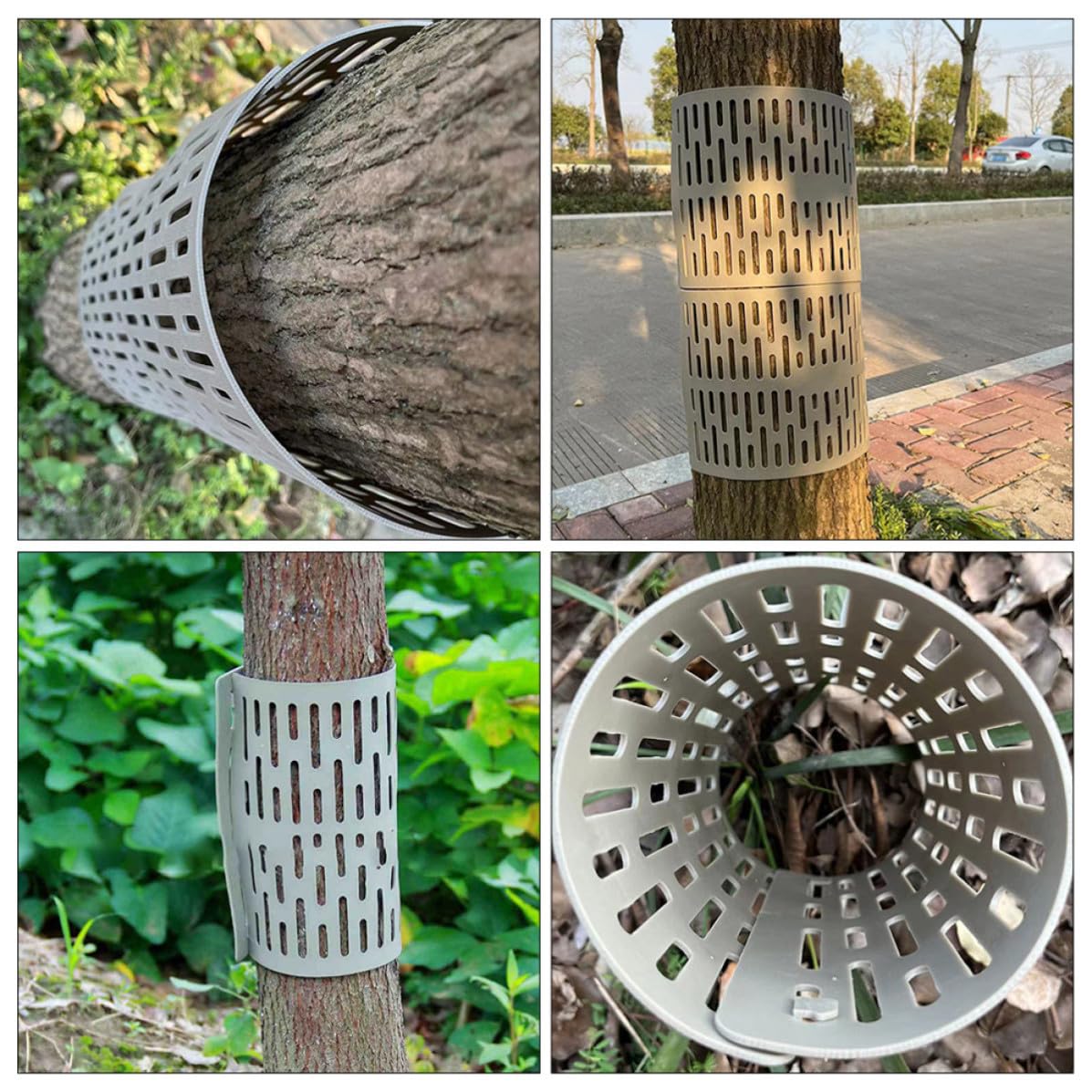 Telo Protettivo per Piante in Pp per Protezione Tronco, Copertura Resistente al Vento e Combinabile, per Giardinaggio Indoor e Outdoor, Set da 10 Pezzi
