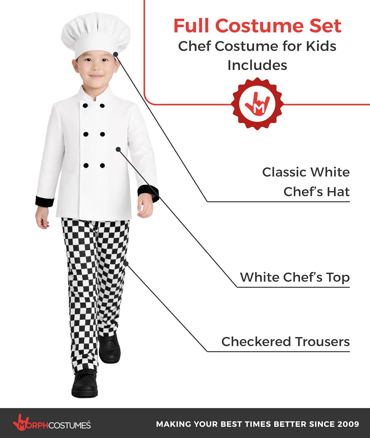 fun shack Chef Costume Kids, Boys Chef Costume, Boys Halloween Costumes, Halloween Costumes for Kids, Medium