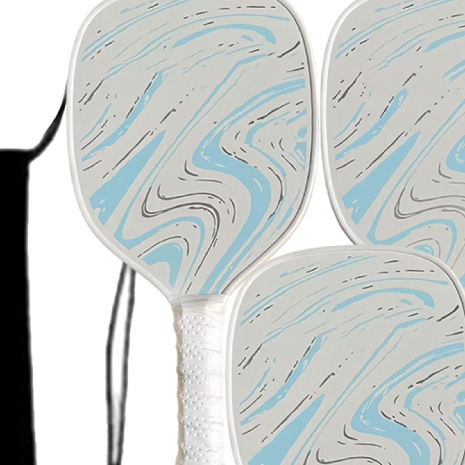 Vivi l'emozione del pickleball con le racchette ergonomiche | principianti e professionisti, e una borsa per il trasporto portatile e facile da trasportare. I set da pickleball sono