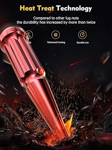 Miniatura 4 de MIKKUPPA Tuercas de llanta puntiagudas M14X1.5