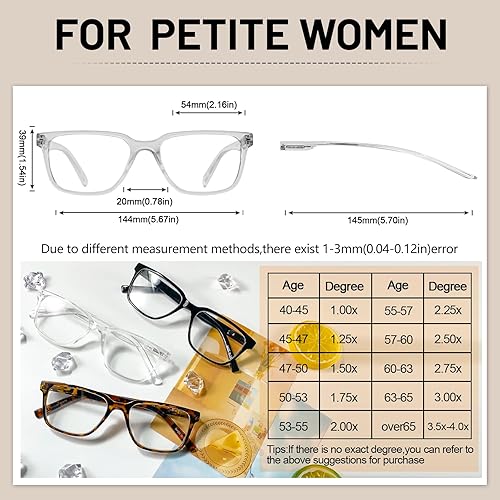 Miniatura 12 de OCCI CHIARI Gafas de lectura para hombre, con increíble comodidad, ultraligeras y marco completo Negro