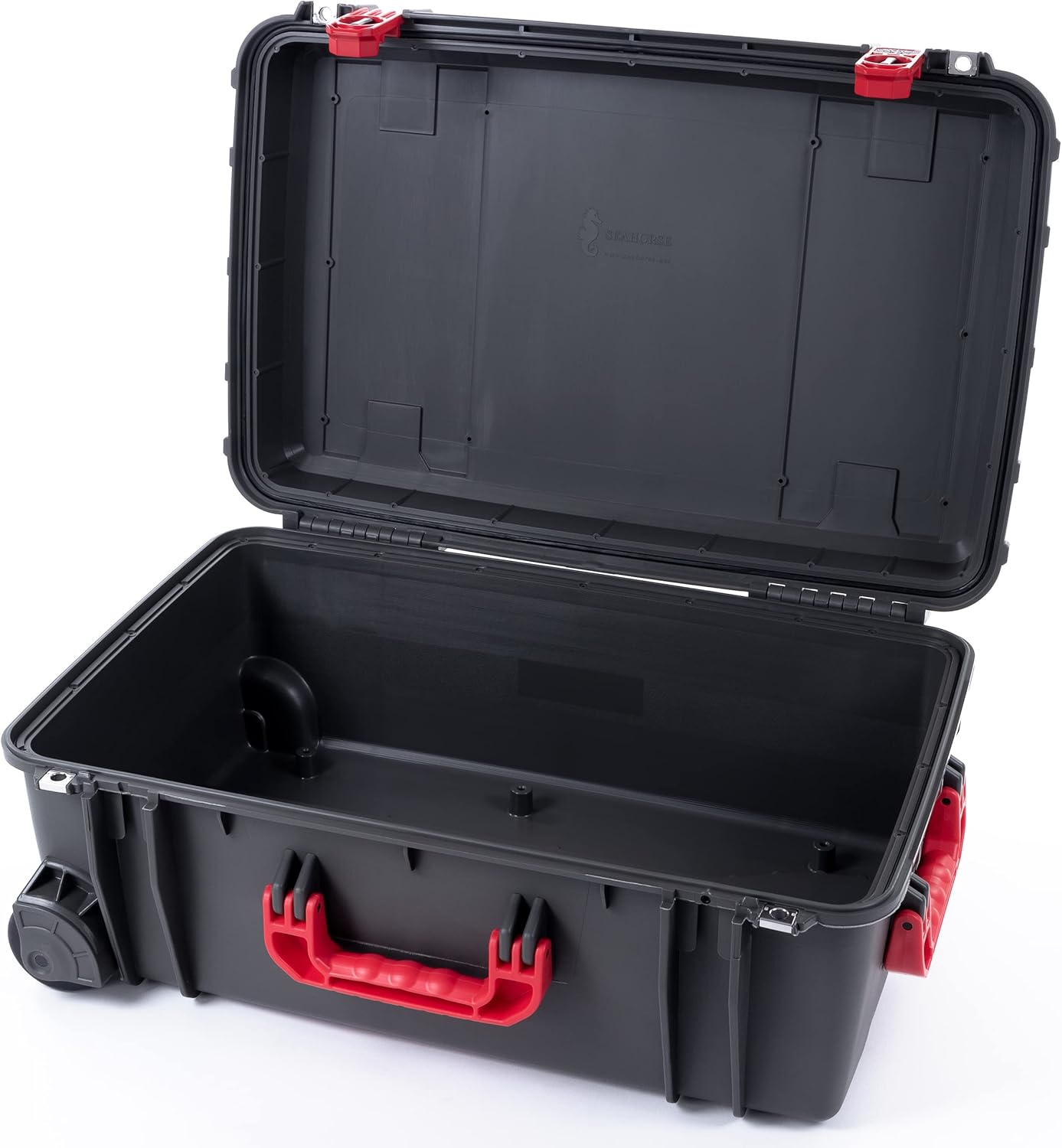 Seahorse Gunmetal & Red 920 case. Comes empty.