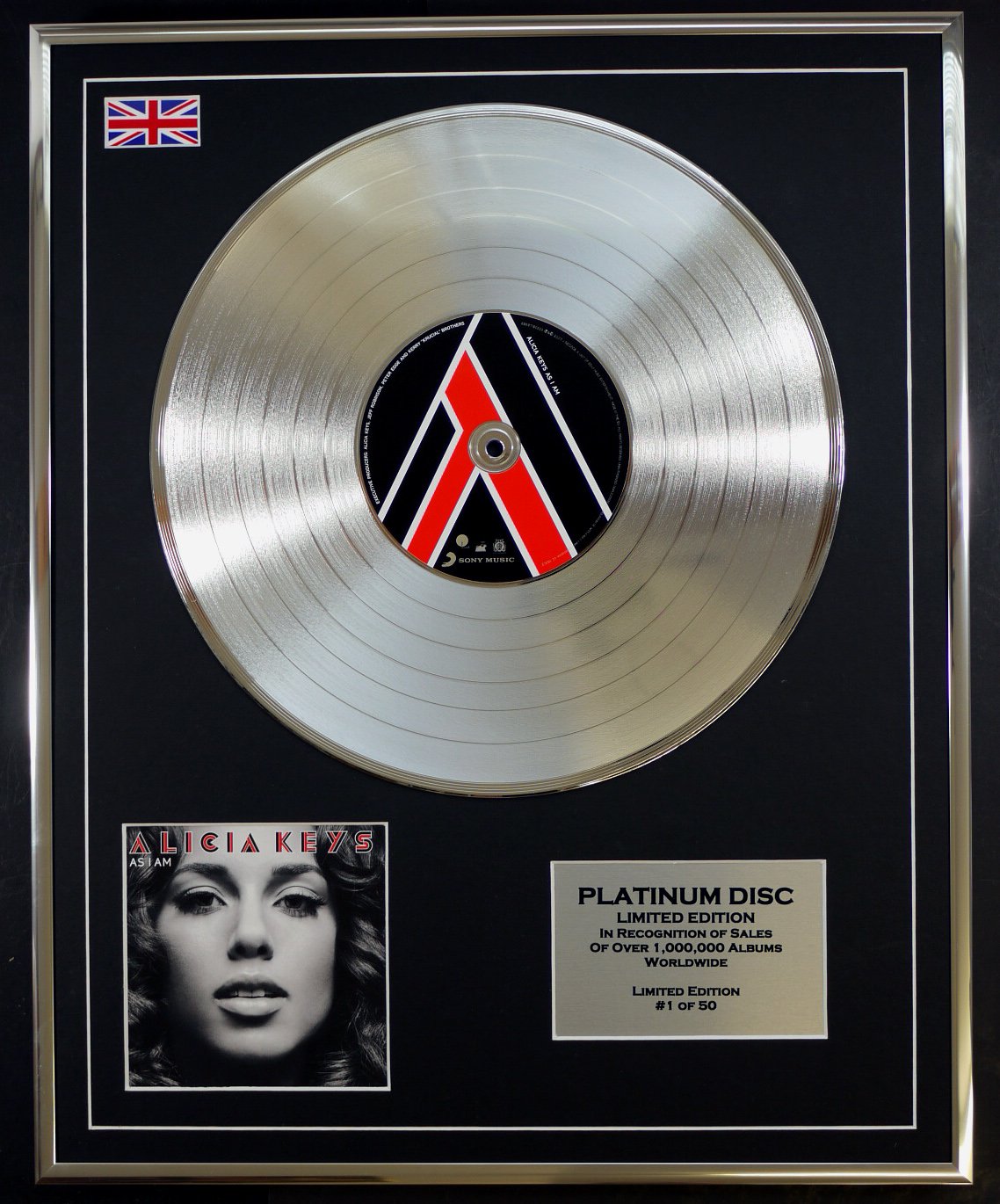 Alicia Schlüssel/Ltd Edition CD Platinum Disc/Wie Ich Bin