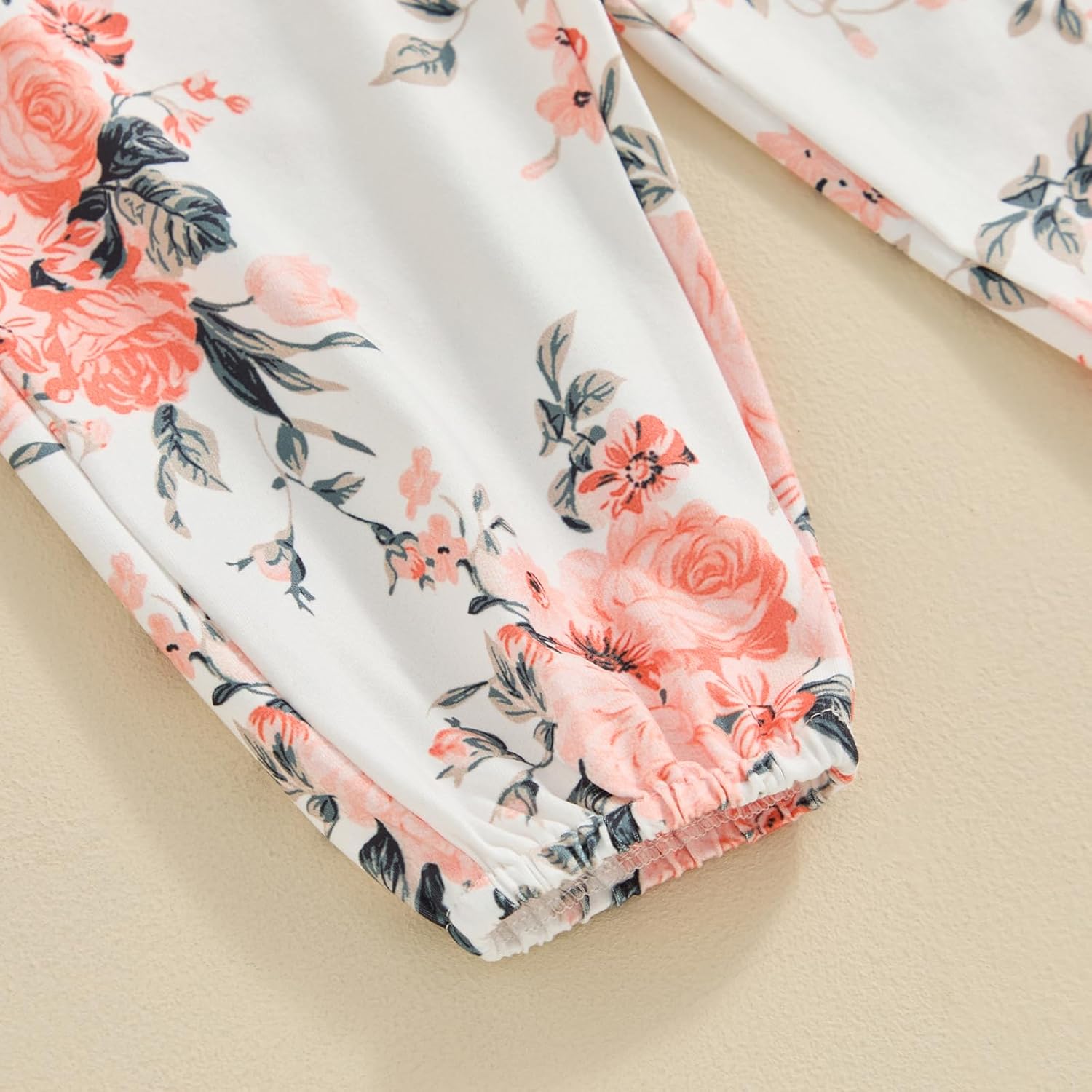 Adobabirl Newborn Baby Girl Clothes Short Sleeve Ribbed Romper Onesie Bowknot Floral Pants Headband 3Pcs Clothing Set - Image 7