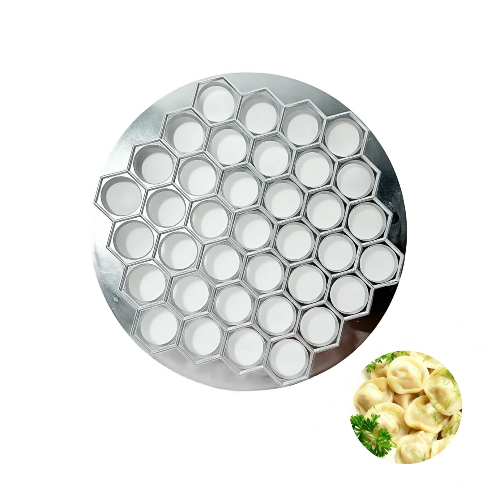 Formina per ravioli Dumpling Maker a 37 fori, per cucina, ristorante, ravioli Facile da Usare e Pulire, Strumento Multifunzionale per Gnocchi, Torte, Wonton e Adesivi di Frutta