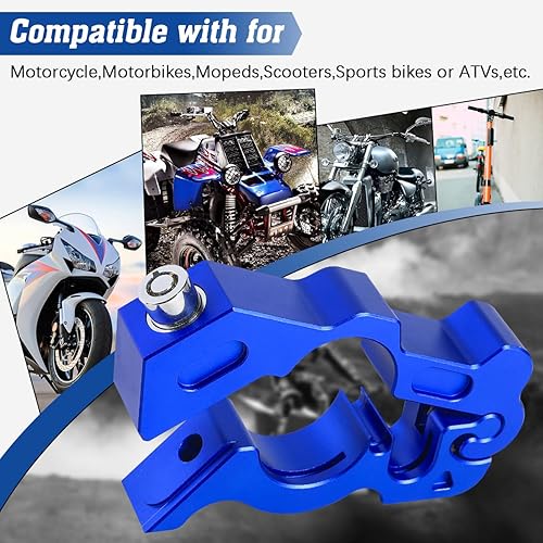 Miniatura 4 de Cerradura de casco de motocicleta resistente antirrobo, agarre de palanca de freno, dispositivo de bloqueo compatible con motocicletas, motos,