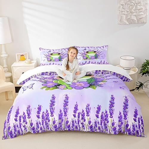 Miniatura 31 de Juego de funda de edredón para amantes de la gimnasia, tamaño Queen, silueta de gimnasta, juego de ropa de cama rosa para niños, adolescentes y