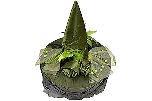 Bewitching Green Witch Hat: An Enchanted Accessory for Festivities