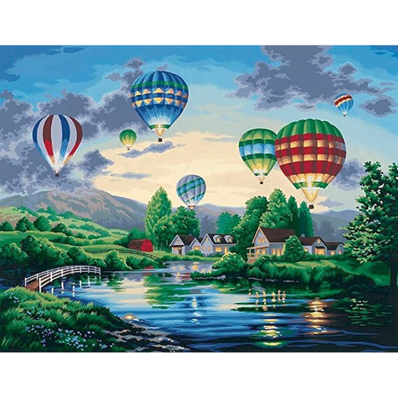 Puzzle animal en bois de 4000 pièces avec motif parachute pour adultes
