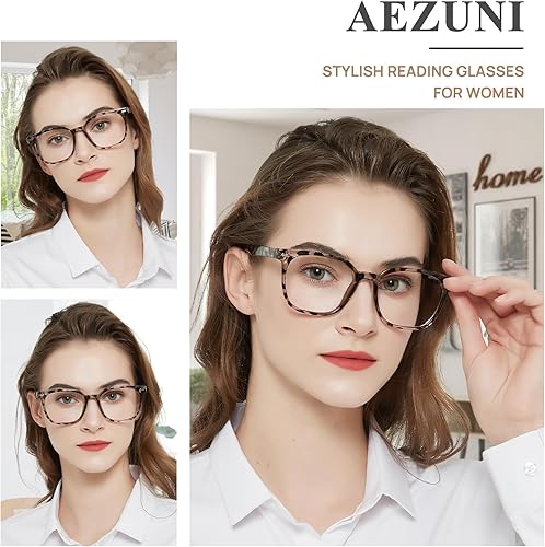 Miniatura 2 de Anteojos de lectura de marco grande para mujer, anteojos de lectura cuadrados de moda 1.0 1.5 2.0 2.5 3.0 3.5 4.0 5.0 6.0