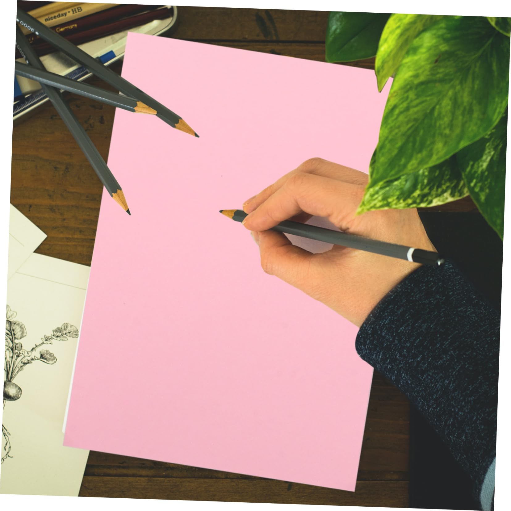 DOITOOL 100blätter Bastelpapier für Diy-projekte Feines Papierkarten Origami-kartenpapier Geeignet als Zeichenpapier und Bastelpapier für Kreative Bastelarbeiten und Kartenherstellung