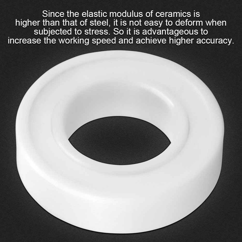 Cuscinetti A Sfera Pieni In Ceramica ZrO2 (Zirconia), Doppio Sigillo RS, Resistenti Alla Corrosione
