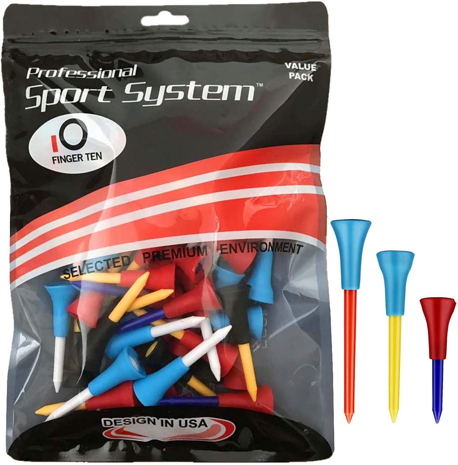 review Golf Tees Plastic Unbreakable 30 Pack 3 1/4 2 3/4 2 1/8 inch Bulk Long Short for Men Women