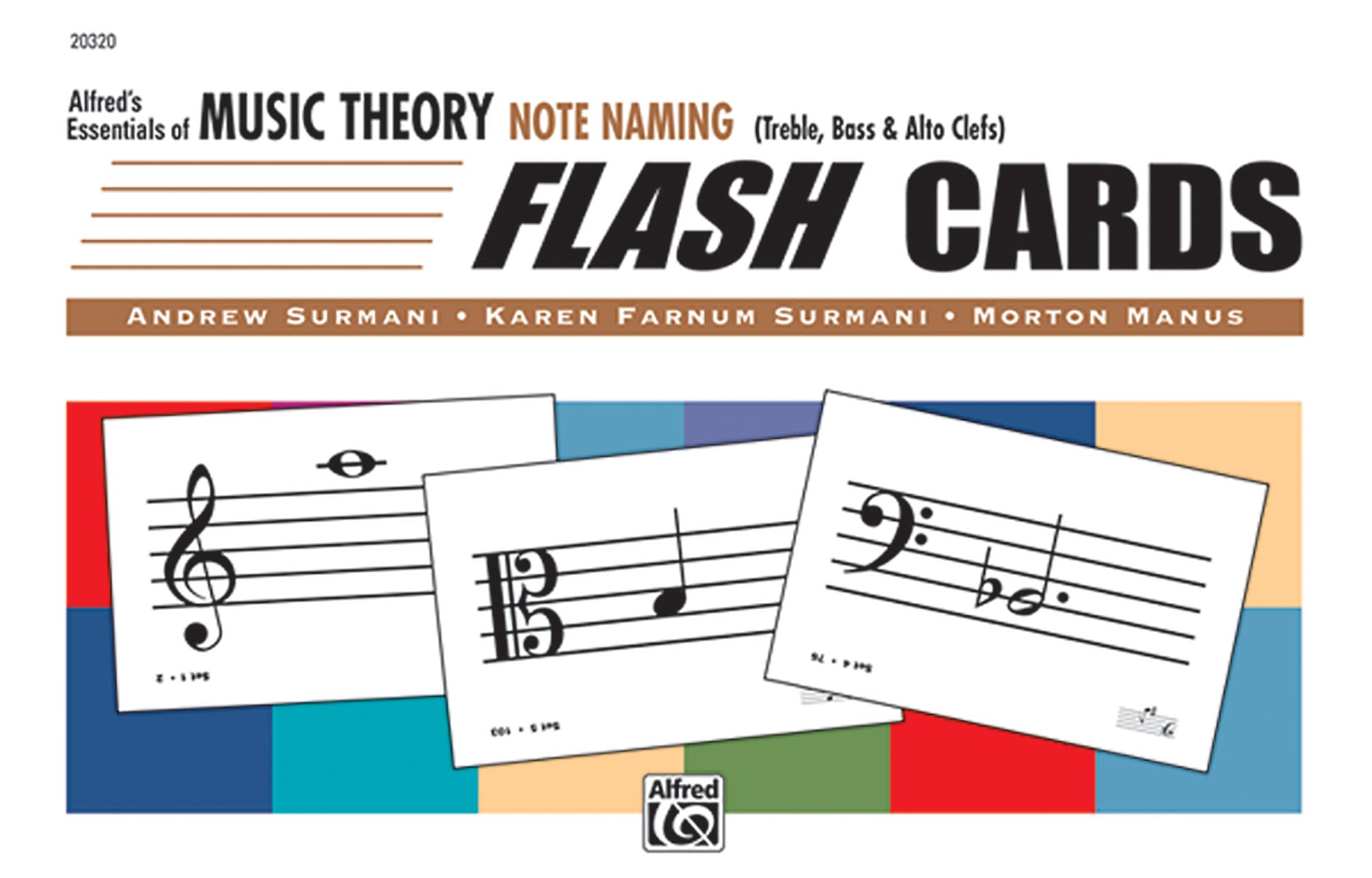 Alfred's Essentials of Music Theory: Note Naming Flash Cards